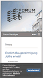 Mobile Screenshot of forum-bautraeger.de